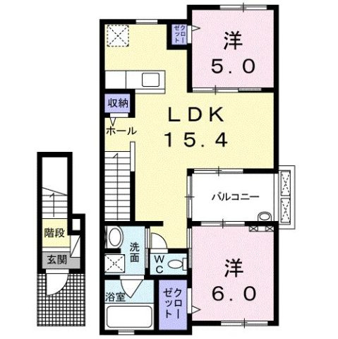 【間取り】 | ジェルメ南葛西Ⅲ