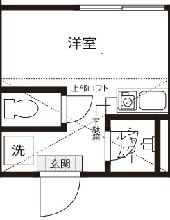 フォース新小岩の間取り