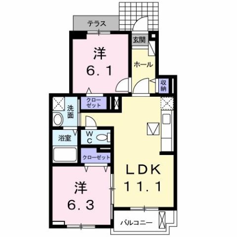 サン　フェリーチェの間取り
