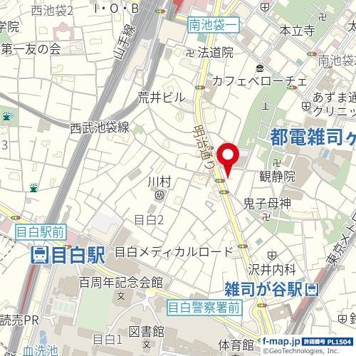 パレ・ドール目白の地図