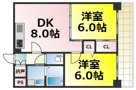 【間取り】 | メゾン・マ・ヴィー 仲介手数料無料