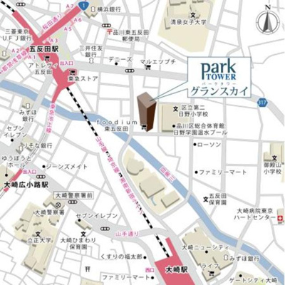 【地図】 | パークタワーグランスカイ