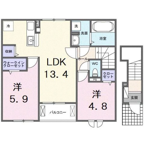 ヒカルサ所沢の間取り
