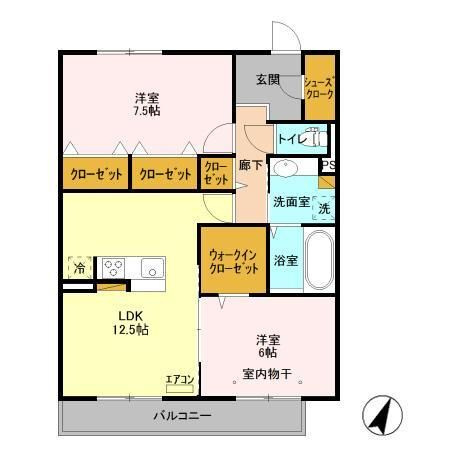 グランテージ　住居の間取り