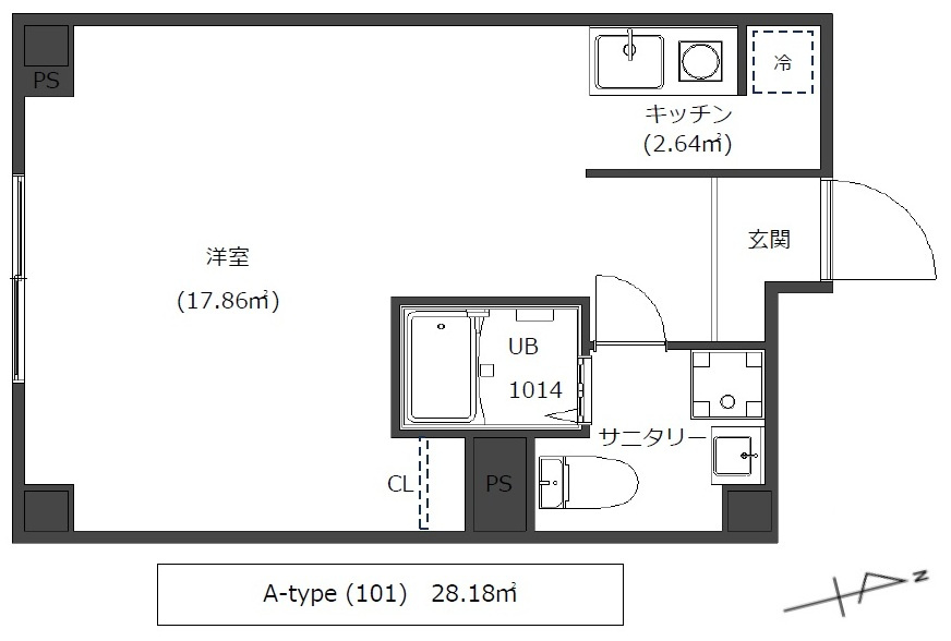 ウィズ高島平の間取り