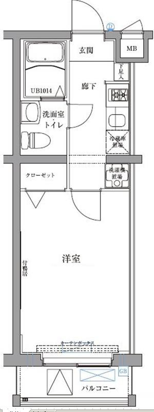 エスパシオ西高島平の間取り