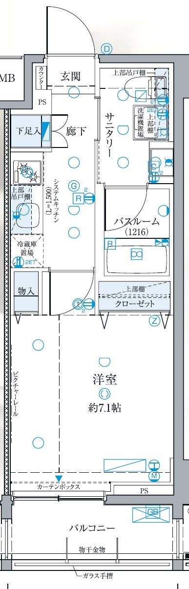 クレヴィスタ板橋西台Ⅲの間取り
