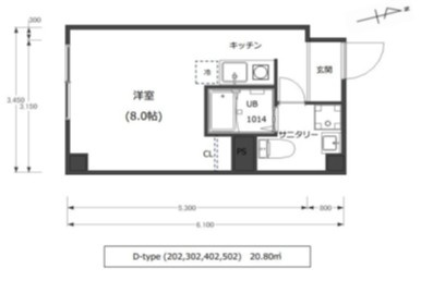 ウィズ高島平の間取り