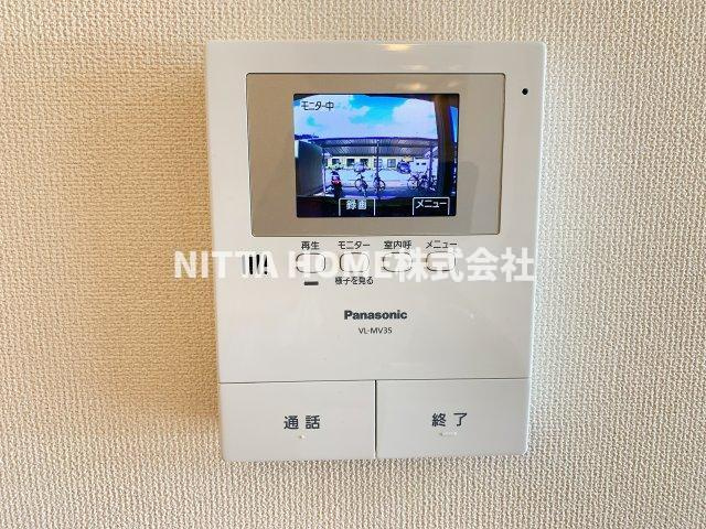 タキハウス（Ｔａｋｉ　Ｈｏｕｓｅ）のセキュリティ|ＴＶインターホン付きで安心ですね◎