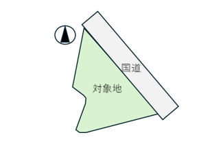【土地図】 | 丹波市山南町野坂　土地