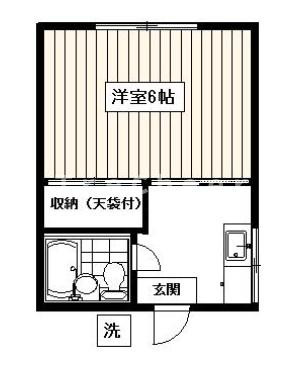 【間取り】 | コーポ楓