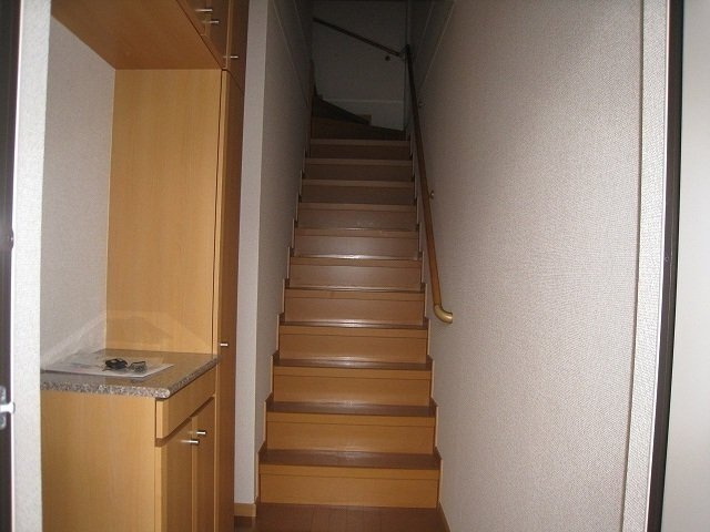 落ち着いた玄関です