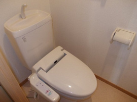 清潔感のあるトイレです