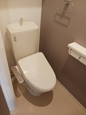 トイレもきれいです