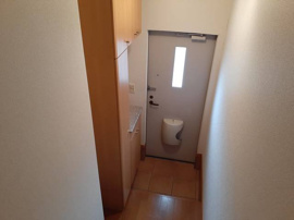 きれいな玄関です