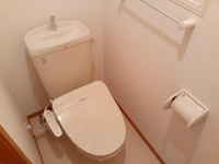 コンパクトで使いやすいトイレです