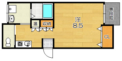 リラクセ大枝の間取り