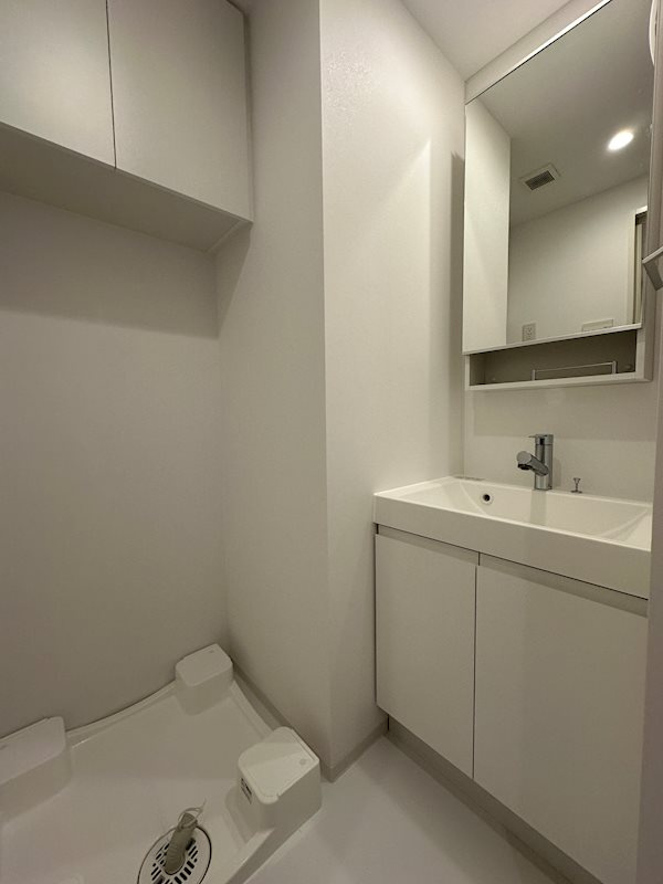 新品家具付きマンション高田馬場4(KaGood東京)の独立洗面台