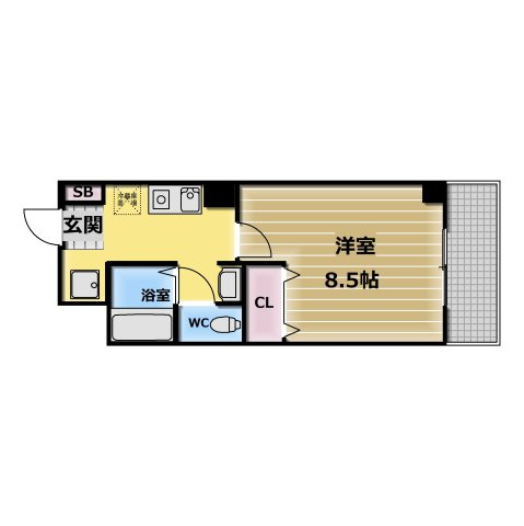 【間取り】 | M’プラザ布施弐番館