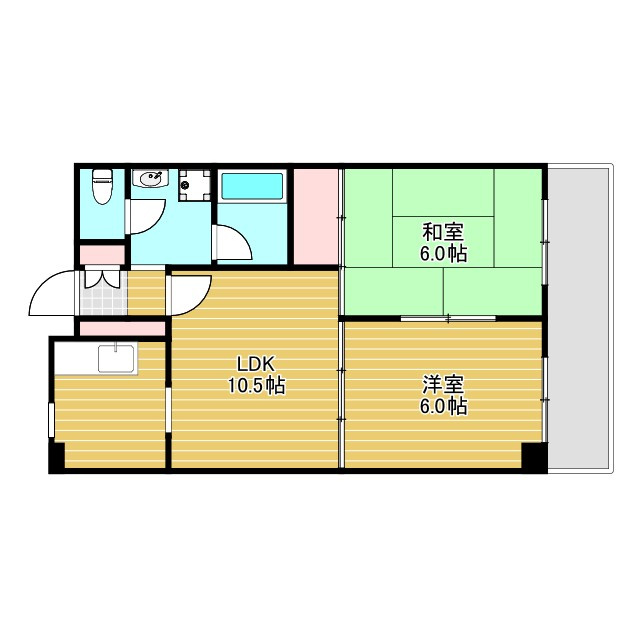 第３中尾ハイツの間取り