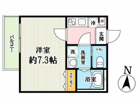 ベルデタンテ大宮公園の間取り