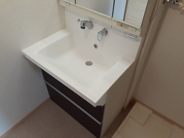 ラシュレの洗面所