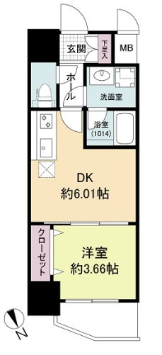ブランシエスタ天満の間取り