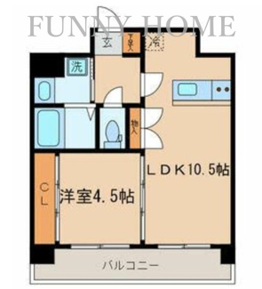 【間取り】 | クレール三軒茶屋