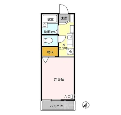アネックス 壱番館の間取り