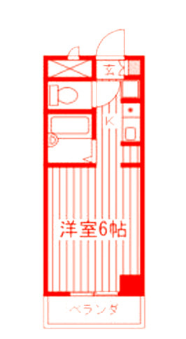 藤沢市辻堂元町３丁目の賃貸マンションの間取り