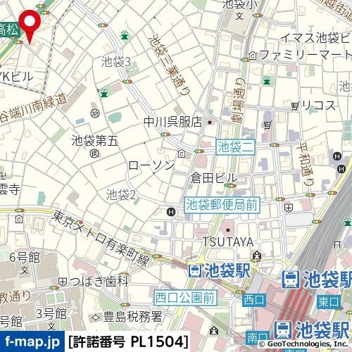 シーアイマンション池袋西の地図