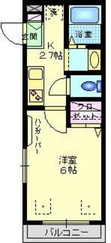 プラティーク・エフの間取り|★２面採光角部屋★