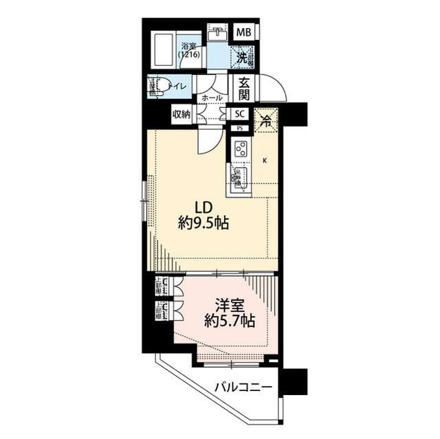 プレール・ドゥーク押上Ⅲの間取り|間取りです。