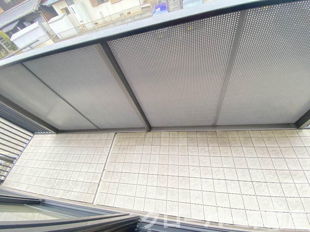 レシェンテ D棟のバルコニー