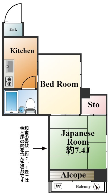 富永ビルの間取り