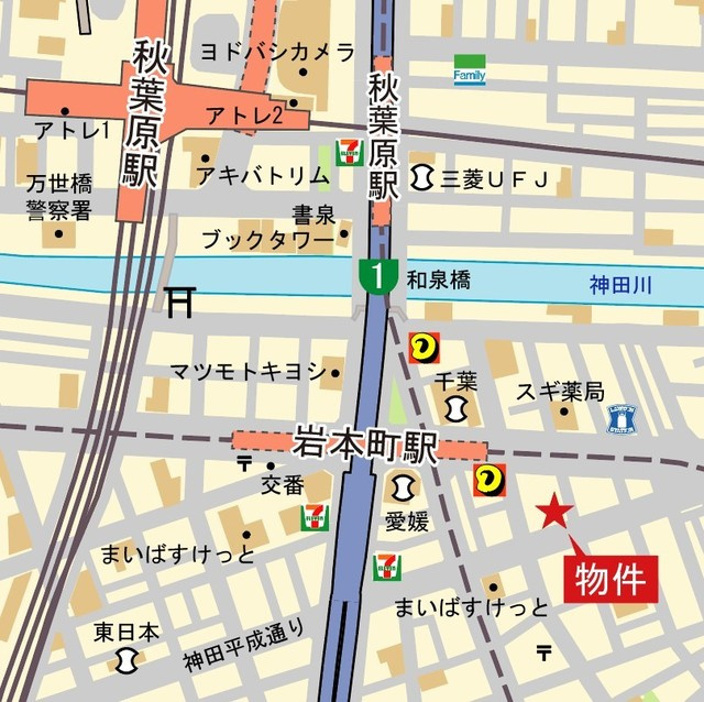 ＶＡＩＮＱＵＥＵＲ　ｉｗａｍｏｔｏｃｈｏの地図