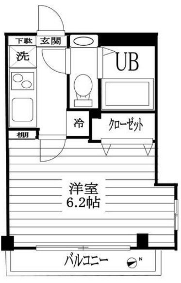 フォーチュンコート新中野の間取り