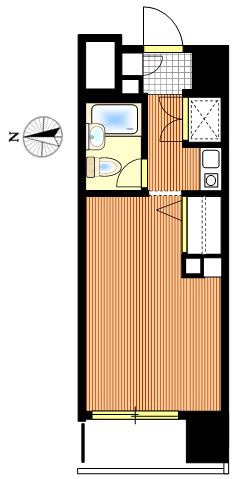 中野区本町６丁目の賃貸マンションの間取り