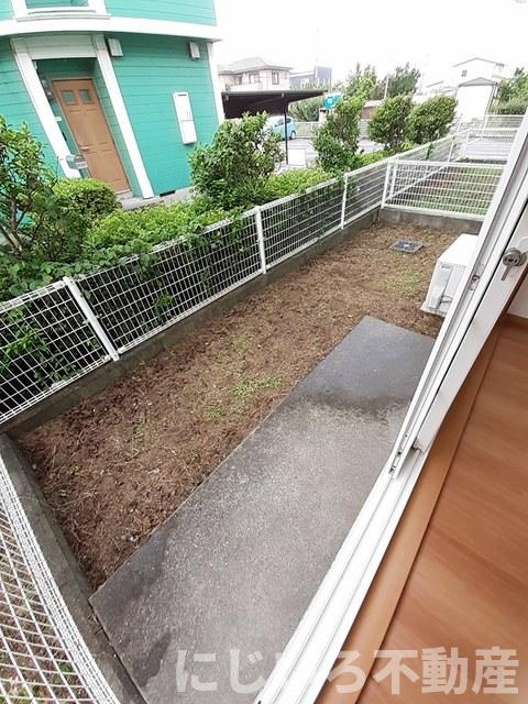 コーポリンクス1のバルコニー