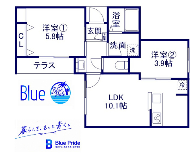 【間取り】 | メゾン・コリーヌ