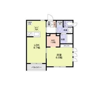 アビタシオン　モネの間取り|間取りです。