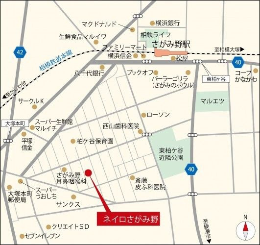 【地図】 | ネイロさがみ野