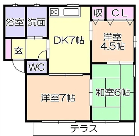 フレグランスシオン【キャッシュバック対象物件】の間取り