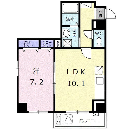 プリムローズの間取り|間取りです。