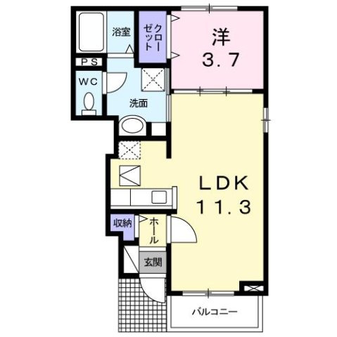 ファインアベニューⅣの間取り