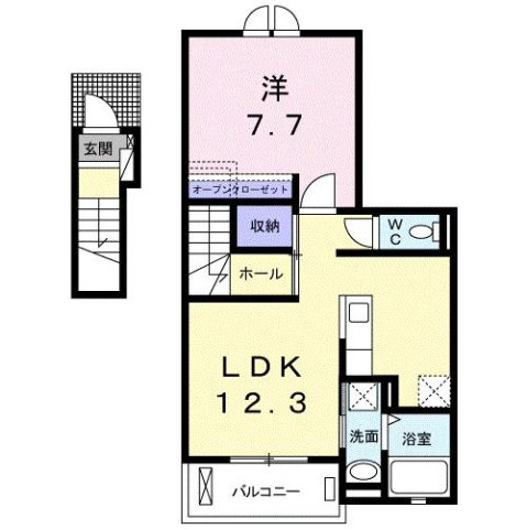 Ｂｅｒｒｙ　ｆｉｅｌｄｓの間取り