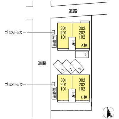 ウェントゥス/アネモスの区画図