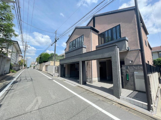 【前面道路含む現地写真】 |  等々力5丁目土地　建築条件なし　B区画