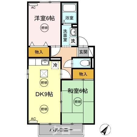 シャトレー Ｓの間取り
