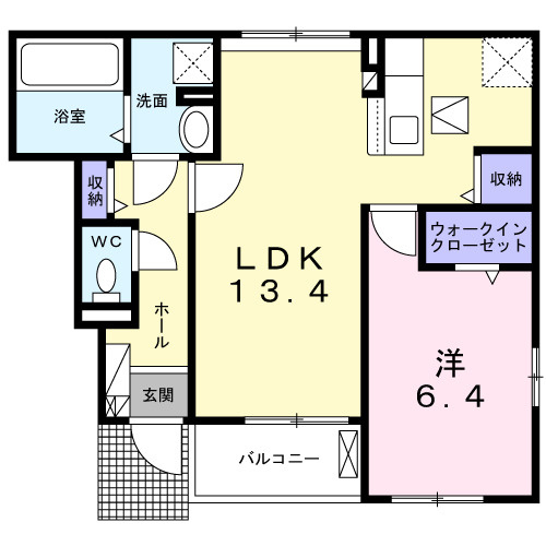 アンソレイユの間取り